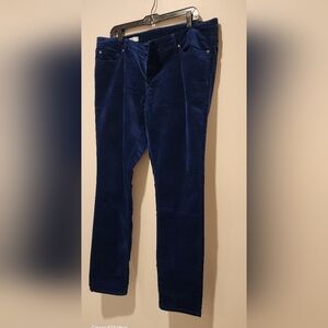 GAP Dark Blue Velvet Trousers